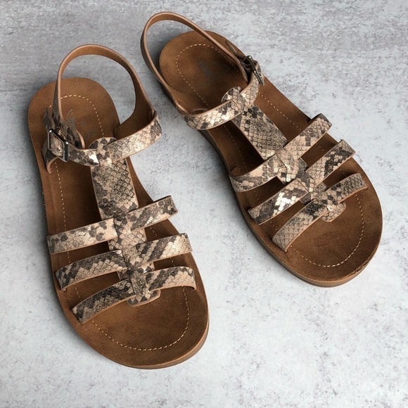 Corky’s Sandals Snake Print Oakdale Size 6 - Picture 8 of 8